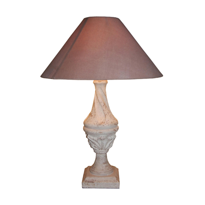 Table Lamp in Distressed Finish
