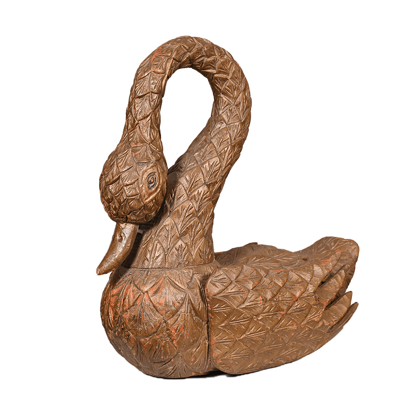 Wooden Vintage Hand Carved Duck Figurines